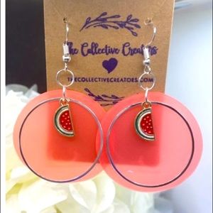 Ever hear the song watermelon sugar Harry styles? These earrings are based off